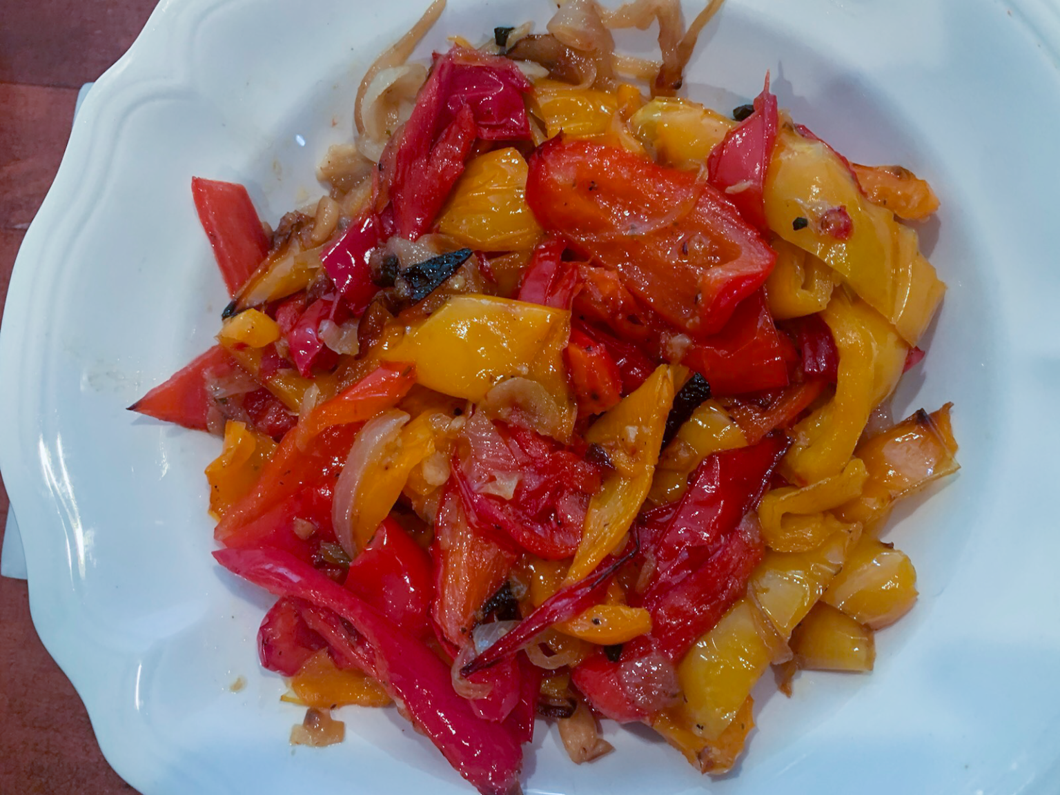 Deli Turkey Breast Sandwich With Fried Peppers Mangia Perfecto